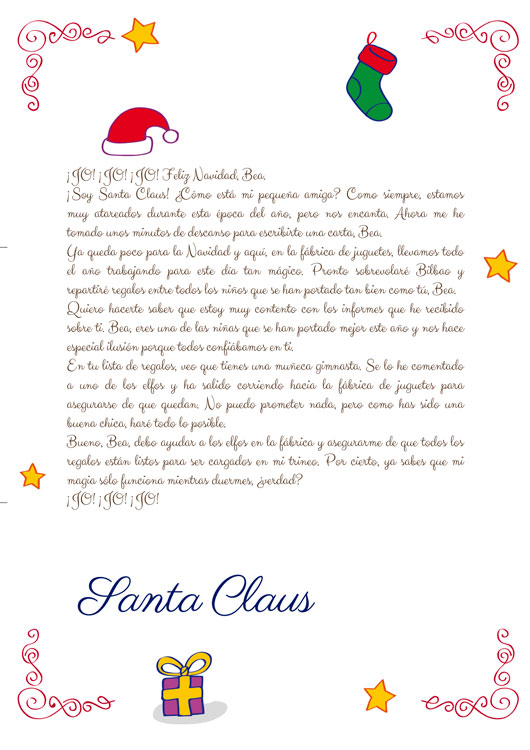 Carta Papa Noel
